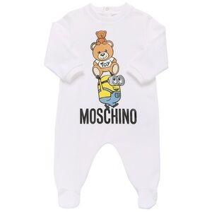 Moschino Minions Prints Baby Romper